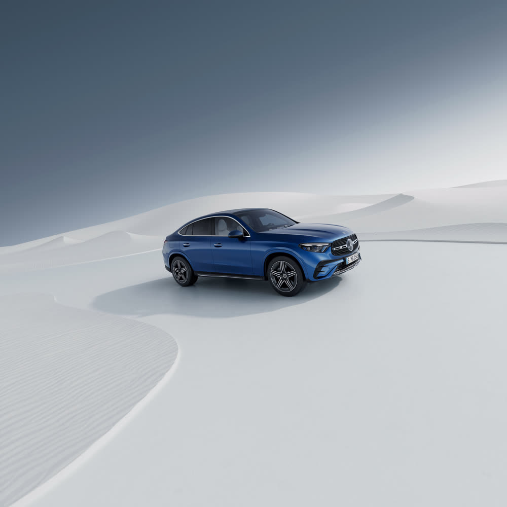 Official Mercedes-Benz GLC Coupe press image from Mercedes-Benz Japan media.